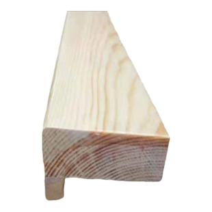 L型炕沿榻榻米纯实木进口原木白色床边防撞护角炕沿包边压条装饰