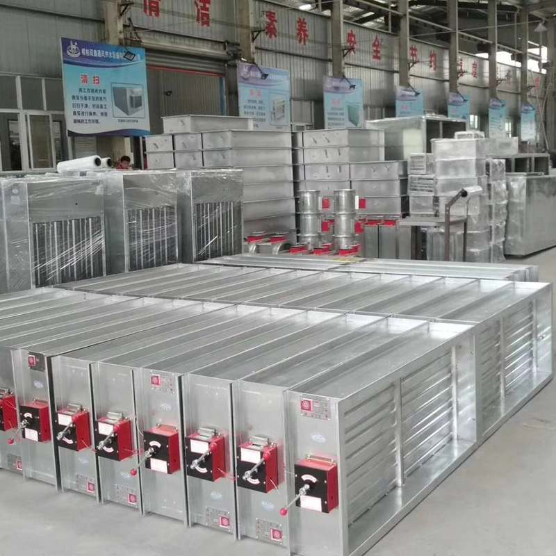 镀锌电动风量调节阀方形多叶手动调节阀消防通风管道用排烟防火阀