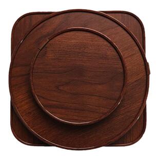 高端掐丝珐琅diy材料包亚麻画板胡桃木纹底板景泰蓝手工艺非遗杯