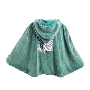 星河动漫 正版进击的巨人周边法兰绒披风斗篷外套加厚自由之翼