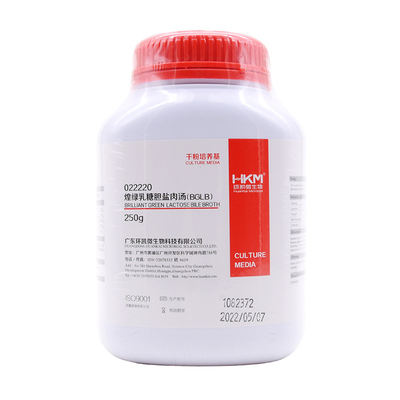 煌绿乳糖胆盐肉汤培养基BGLB干粉型250g多管发酵法测定环凯022220