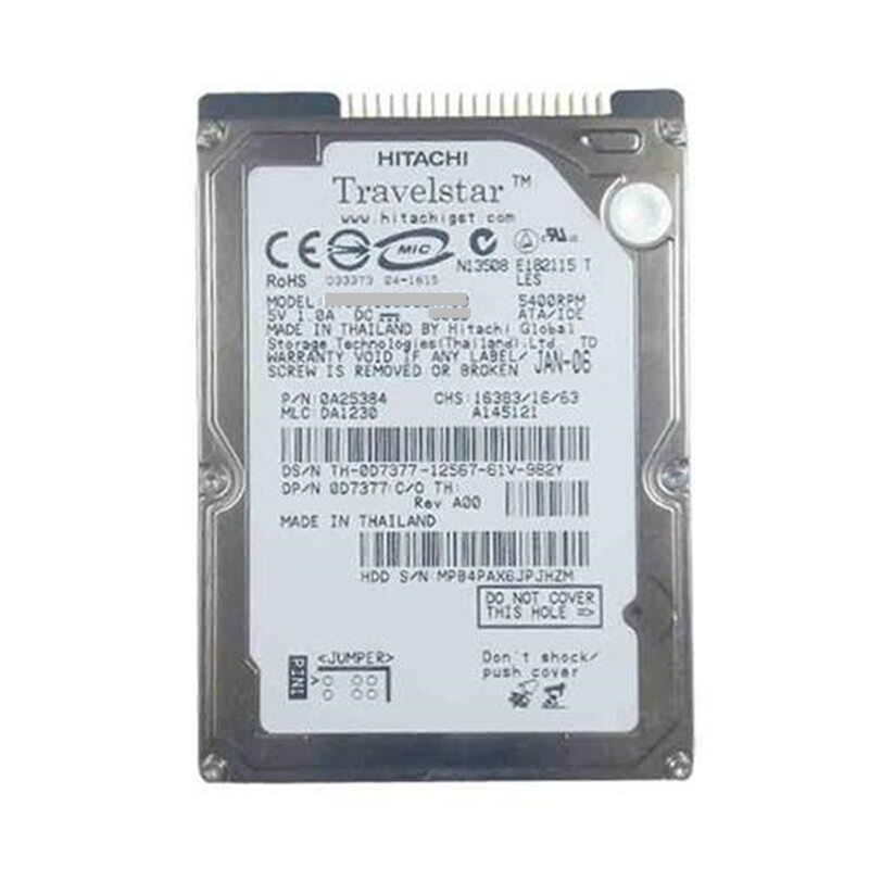 全新原装宽温军工车载工业日立2.5寸80G笔记本电脑硬盘IDE并口