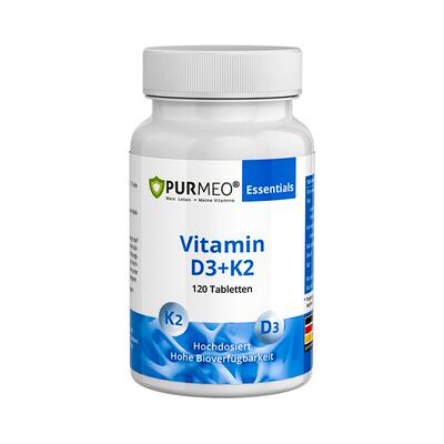 德国purmeo帕米奥天然维生素d3k2活性高含量2000iu中老年进口保健