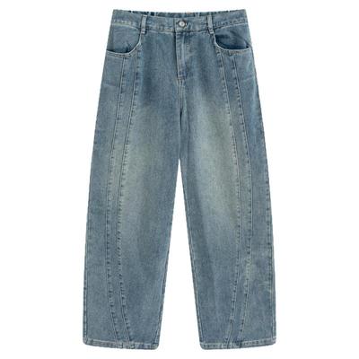 商场同款流石男装做旧耐磨牛仔裤