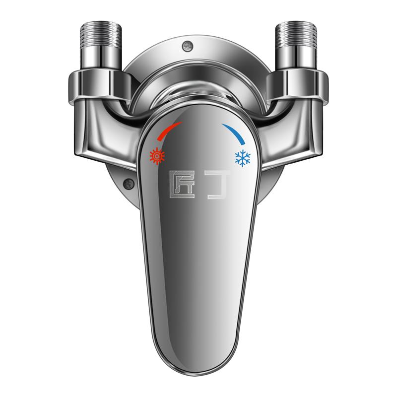 全铜反向明装淋浴龙头太阳能电热水器混水阀卫生间冷热水龙头开关