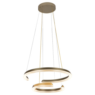 新特丽高级感轻奢客厅圆环吊灯简约全光谱主灯护眼法式卧室餐厅灯