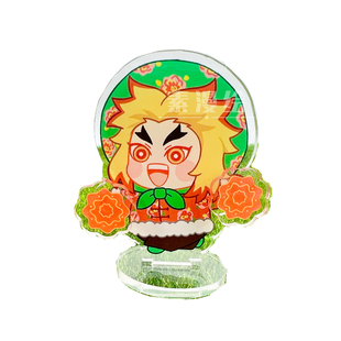 鬼灭之刃同人周边无一郎旋转立牌祢豆子吧唧伊之助胸章蜜璃摆件