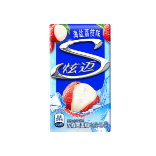 炫迈无糖口香糖白桃槐花味卡曼橘柠檬草西瓜味28片*9盒装清新口气