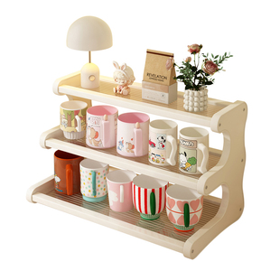 杯子置物架餐边柜水吧台咖啡马克杯具收纳架桌面茶杯架水杯放置架