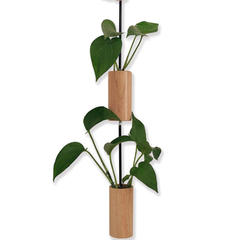 简约木质水培植物花器隔断装饰
