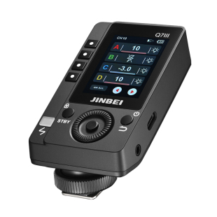 金贝TR-Q7III大触屏/按键双控TTL高速引闪器摄影棚闪光灯机顶灯外拍灯无线引闪复合热靴通用佳能尼康索尼富士