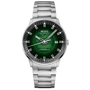 Mido美度25年新品男表指挥官幻影手表男全自动机械表渐变半透夜光