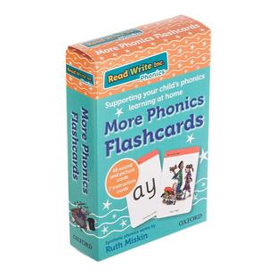 英文原版 Read Write Inc. Home Learning Phonics More Phonics Flashcards 牛津自然拼读闪卡音节练习 英文版 进口英语原版书籍