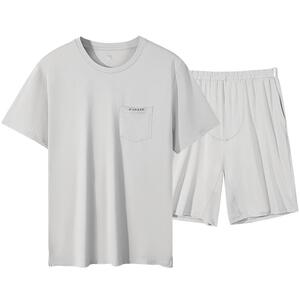 XSHARK夏季薄款莫代尔男士家居服