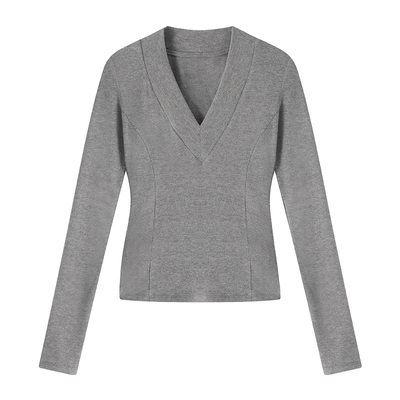 纯色内搭长袖T恤女冬季