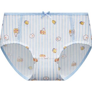 女童三角内裤纯棉裆儿童本命年宝宝短裤四角抑菌女孩童平角裤