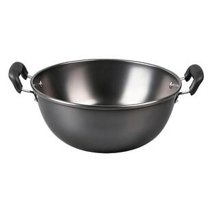 无涂层炒锅不粘锅家用老式特厚双耳铸铁炖锅电磁炉燃气灶通用锅具