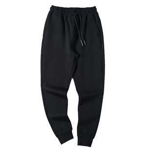 加长裤子男高个子190春秋季束脚休闲运动裤120cm110卫裤秋冬厚款