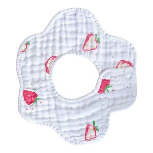 婴儿围嘴宝宝纯棉纱布口水巾a类全棉新生儿加厚围嘴柔软透气吸水