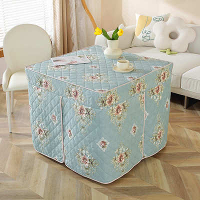 正方形烤火炉桌罩电炉电烤炉桌布60*60烤火桌子罩套冬季四方新款