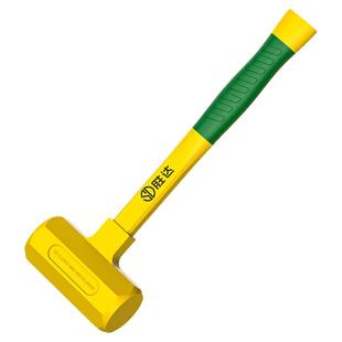 橡胶锤子橡皮锤贴地板瓷砖安装敲打锤橡胶榔头无弹力防震锤不伤墙