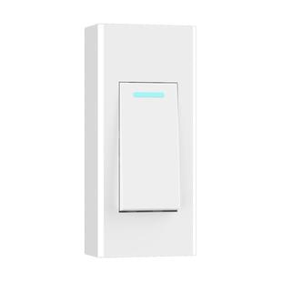 床头开关手捏明装家用白色小开关面板双控老式卧室床头灯开关按钮