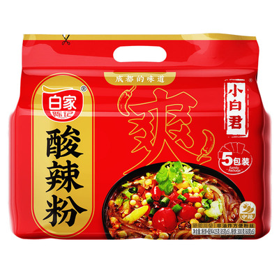 白家酸辣粉丝方便面速食