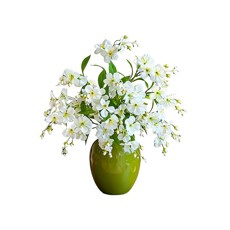 垂丝茉莉假花仿真花摆设高级感逼真客厅餐桌装饰摆花轻奢高端摆件