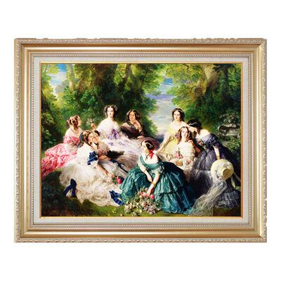 上海伊佳卧室床头装饰画防水油画