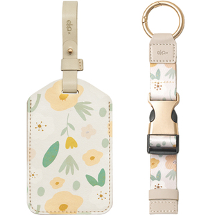 ekax行李箱防丢吊挂牌外挂扣带行李吊牌识别牌套组外置可调卡扣带