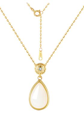 纯银项链和田玉吊坠新品限时特价