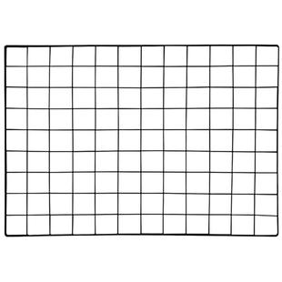 加粗铁艺网格板置物架幼儿园作品置物展示架铁丝挂网片超市网格片