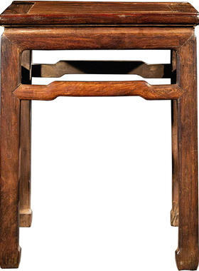 清代海南黄花梨罗锅枨方凳