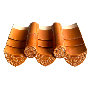 仿古琉璃瓦农村房顶琉璃瓦别墅屋顶全瓷四合院祠堂凉亭佛山厂瓦片