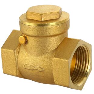 4分6分一寸全铜卧式止回阀20/25PPR活接水表单向阀自来水管配件PE