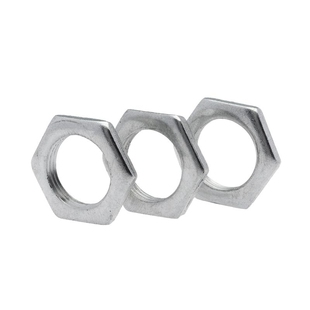 GB808铁镀锌细牙螺母六角薄螺母扁螺母灯饰螺母薄螺帽细牙螺母