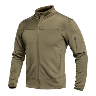 昂垦幻刃轻量抓绒外套男士户外休闲运动修身开衫夹克春夏立领上衣