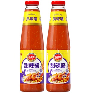 凤球唛甜辣酱泰式正宗家用0脂闽南炸鸡手抓饼蘸酱760g大瓶调味酱