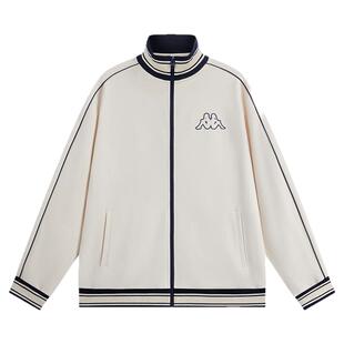 Kappa卡帕背靠背运动外套男2026春季新款休闲针织开衫运动潮上衣
