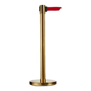 加厚不锈钢护栏 2米线隔离带栏杆座 排队柱 警戒围栏一米线伸缩带