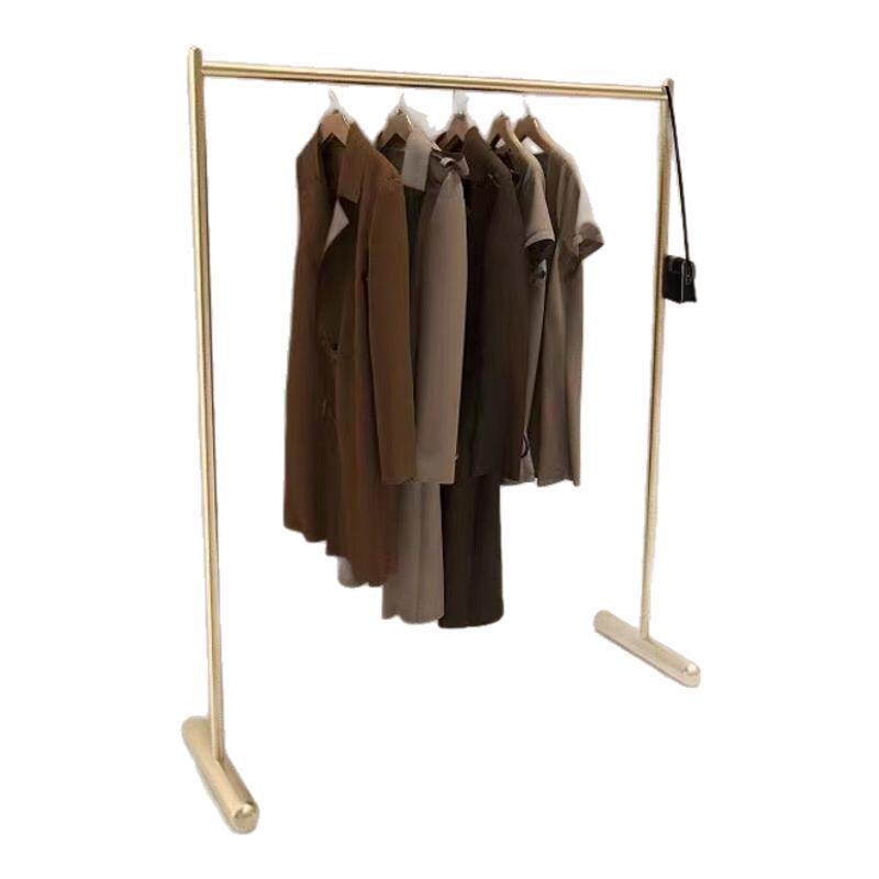 简约服装店展示架专用落地式网红装饰女装童装挂衣架晾凉衣杆货架