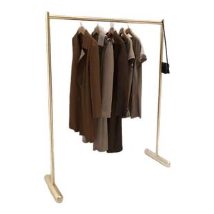 简约服装店展示架专用落地式网红装饰女装童装挂衣架晾凉衣杆货架
