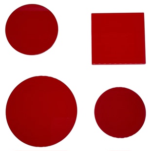 630nm红色截止型滤光片 HB630 光学玻璃镜 红外透射通