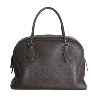 有界india12 保龄球包大容量简约通勤波士顿包头层牛皮肉感包包