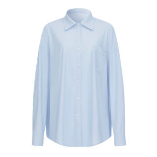 SIINSIIN防晒衬衫衣服女款宽松蓝色外搭上衣外套薄款外穿防紫外线