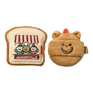 程十安 尔木萄粉扑面包气垫粉扑散粉定妆粉饼专用干湿两用不吃粉