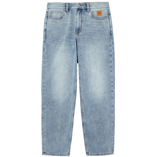 [四季恒温]907杰克琼斯男装春季美式水洗宽松阔腿裤牛仔裤长裤子