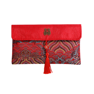 红包结婚专用万元大喜包敬茶改口费布艺红包袋回礼新婚婚礼随份子