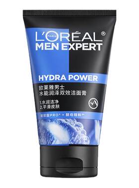 欧莱雅男士专用清爽双效洁面膏