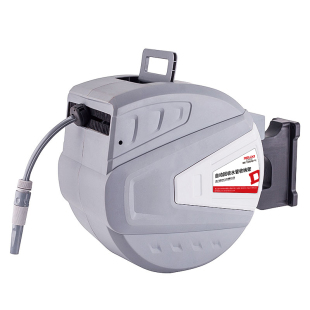 德力西花园浇水神器自动回收水管庭院浇花水枪壁挂伸缩水管收卷器